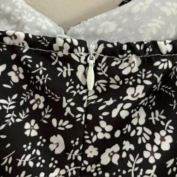 Amazon Black and White Floral dress - Picture 4 of 4